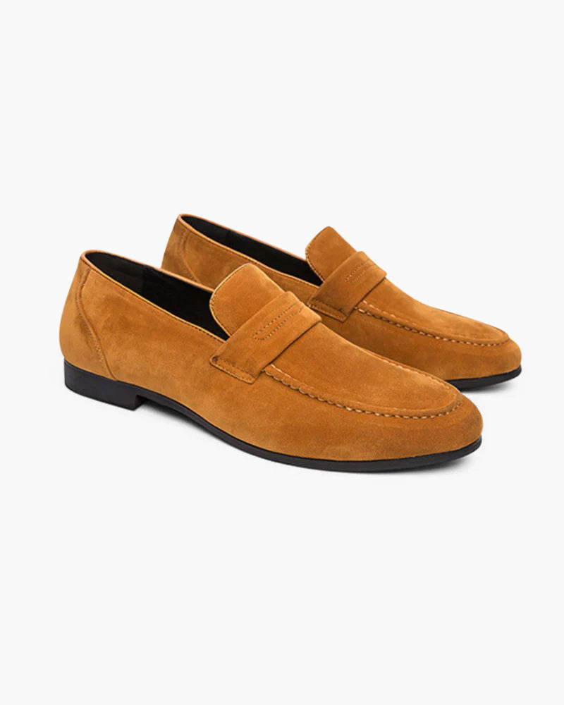 Mocassins penny en daim Seine Sélect