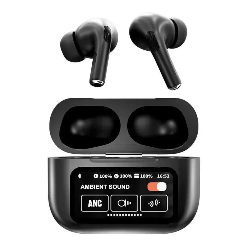 Pro Earbuds 2025 – Écouteurs TWS ANC/ENC avec Affichage LED