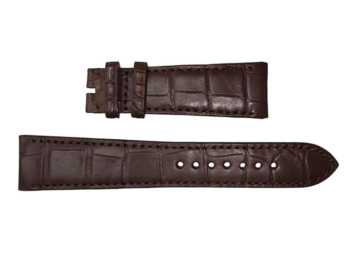 Breitling 1088P – bracelet cuir d’alligator brun 22/18 mm