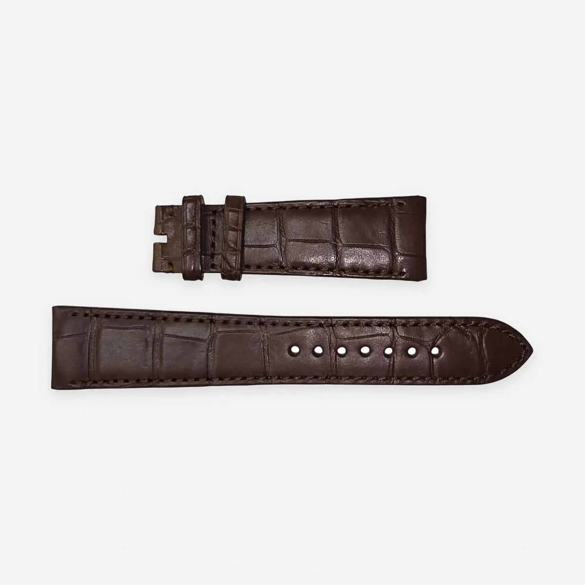Breitling 1088P – bracelet cuir d’alligator brun 22/18 mm