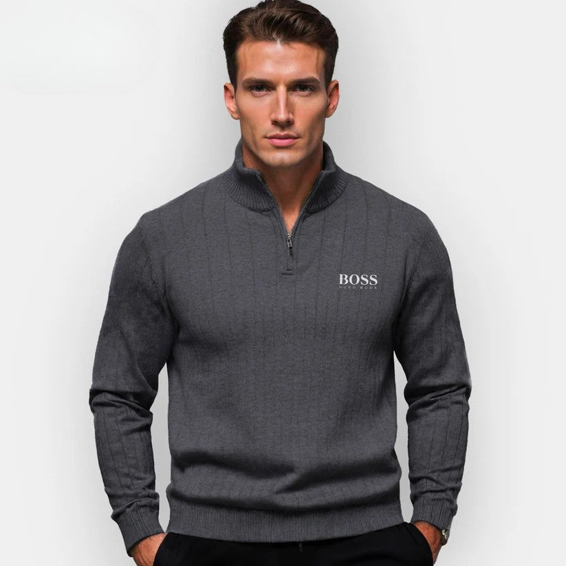 Boss Zip-Up Sweater (CLEARANCE)