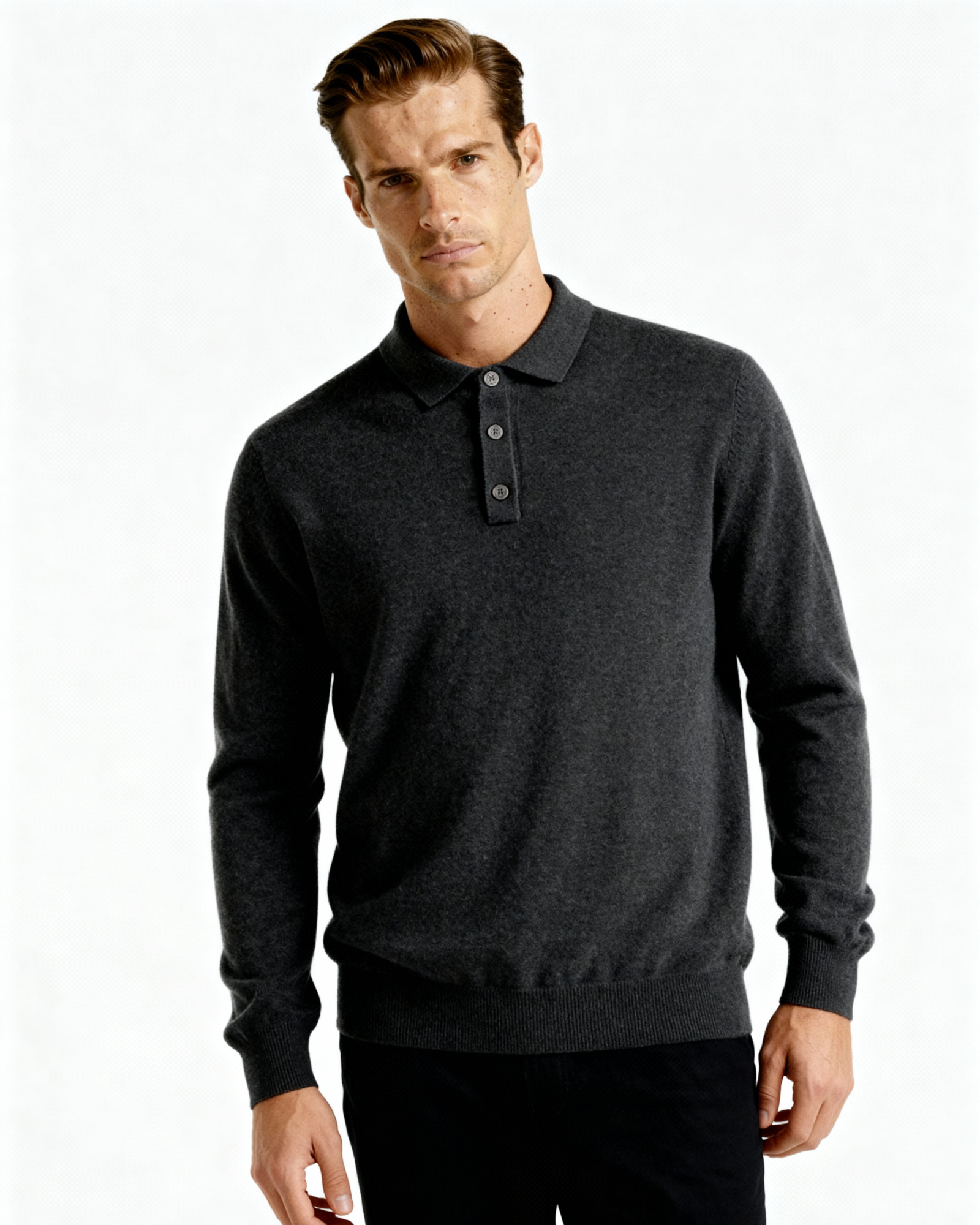 Polo en cachemire 100 %