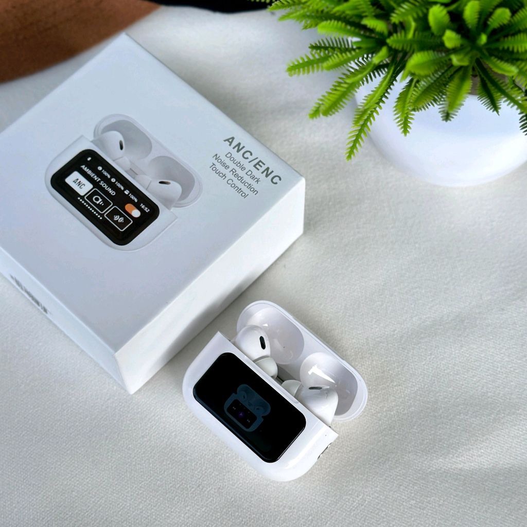 Pro Earbuds 2025 – Écouteurs TWS ANC/ENC avec Affichage LED