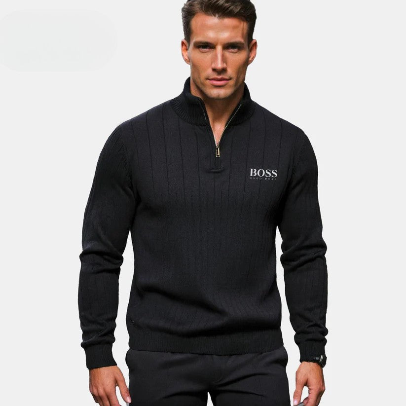Boss Zip-Up Sweater (CLEARANCE)