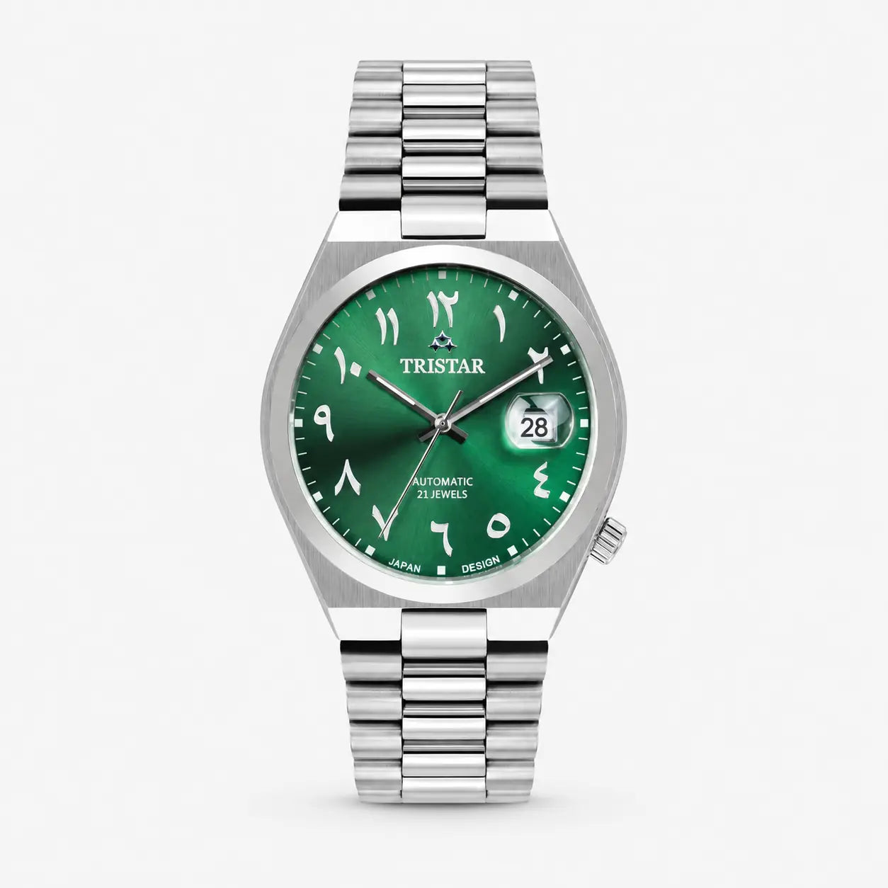 Tristar automatique 40 mm – cadran vert – montre homme