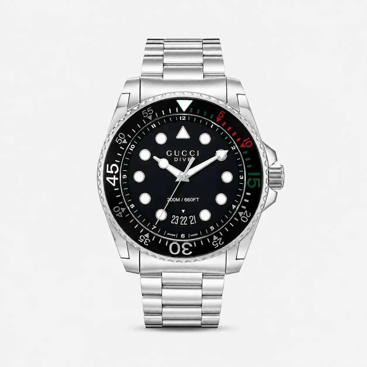 GUCCI Dive 45 mm – cadran noir mat – montre homme