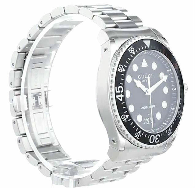 GUCCI Dive 45 mm – cadran noir mat – montre homme