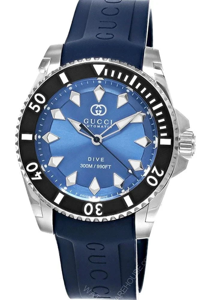 GUCCI Dive automatique 40 mm – cadran bleu – montre homme