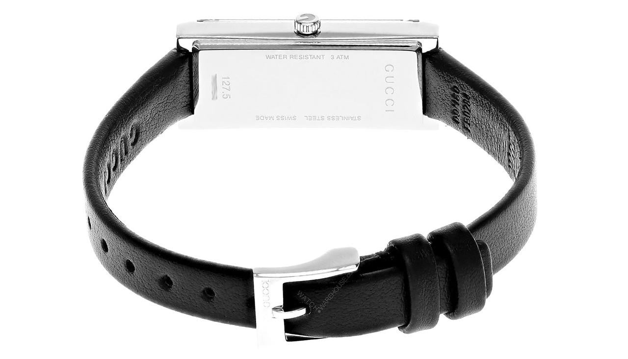GUCCI G-Frame quartz 14 × 34 mm – cadran noir – montre femme