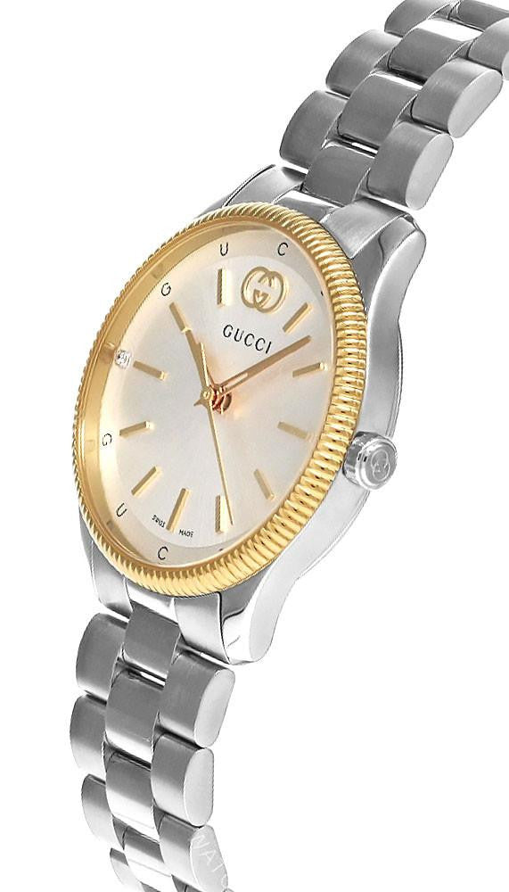 GUCCI G-Timeless 29 mm – cadran argenté – montre femme