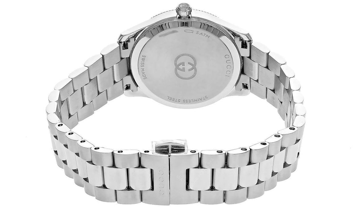 GUCCI G-Timeless 29 mm – cadran blanc nacre – montre femme