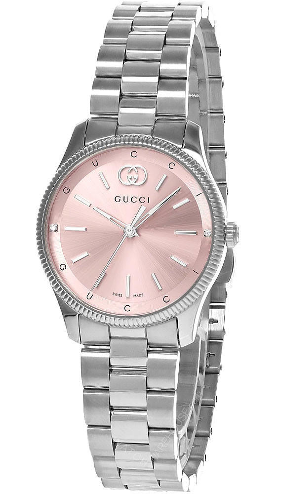 GUCCI G-Timeless 29 mm – cadran rose – montre femme