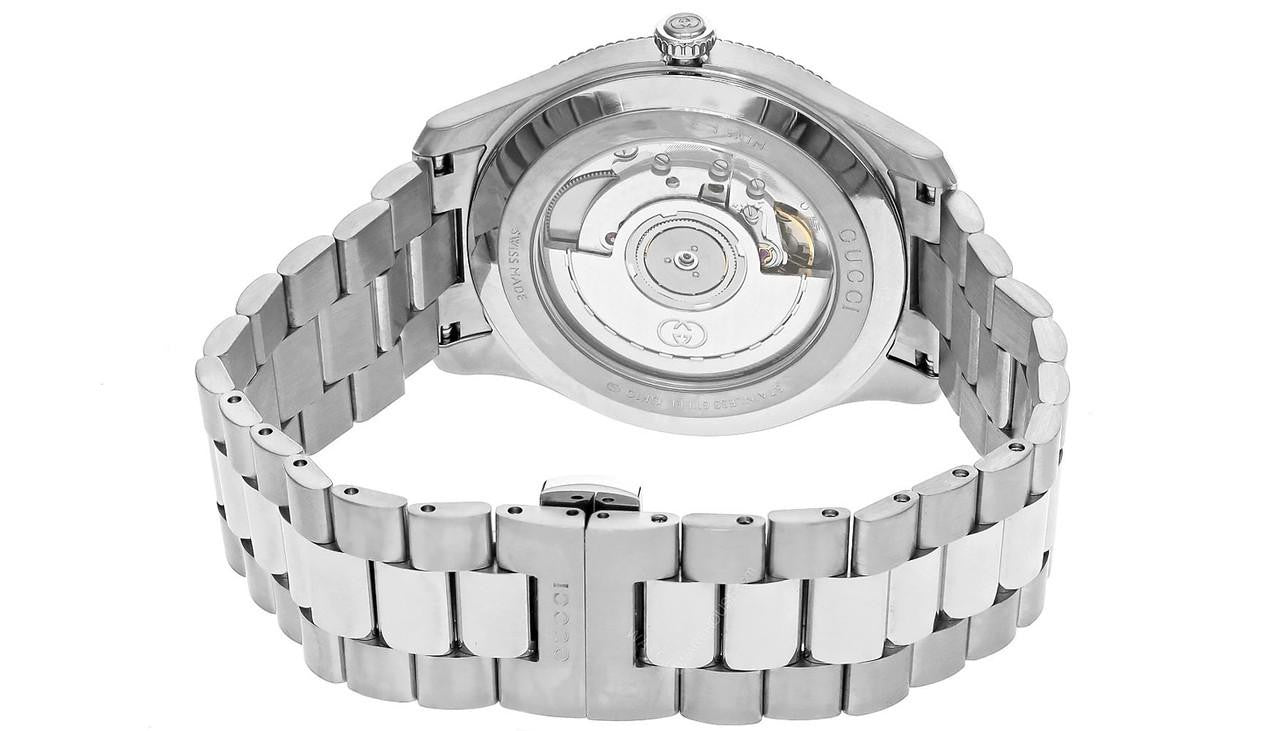 GUCCI G-Timeless automatique 40 mm – cadran argenté – montre homme
