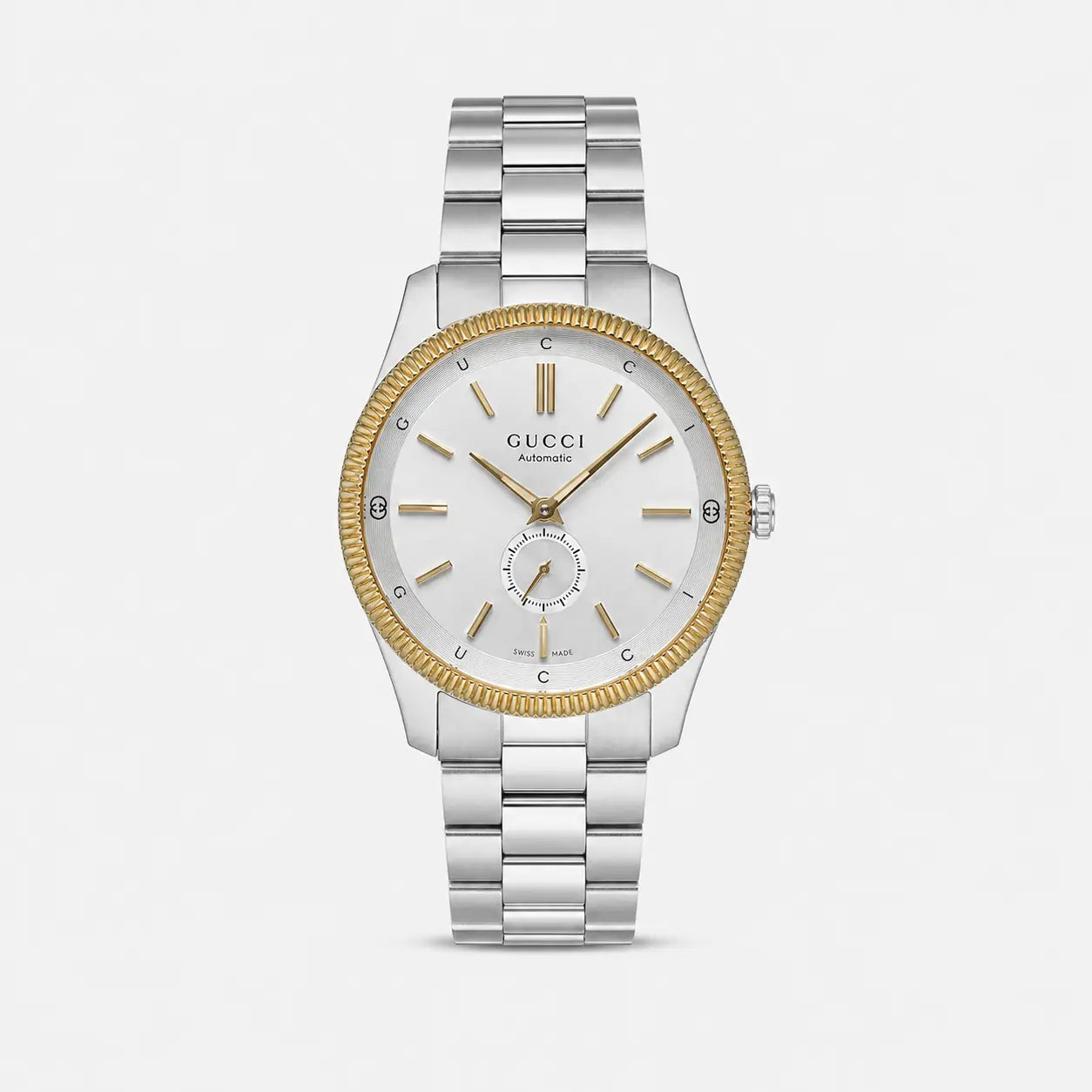 GUCCI G-Timeless automatique 40 mm – cadran argenté – montre homme