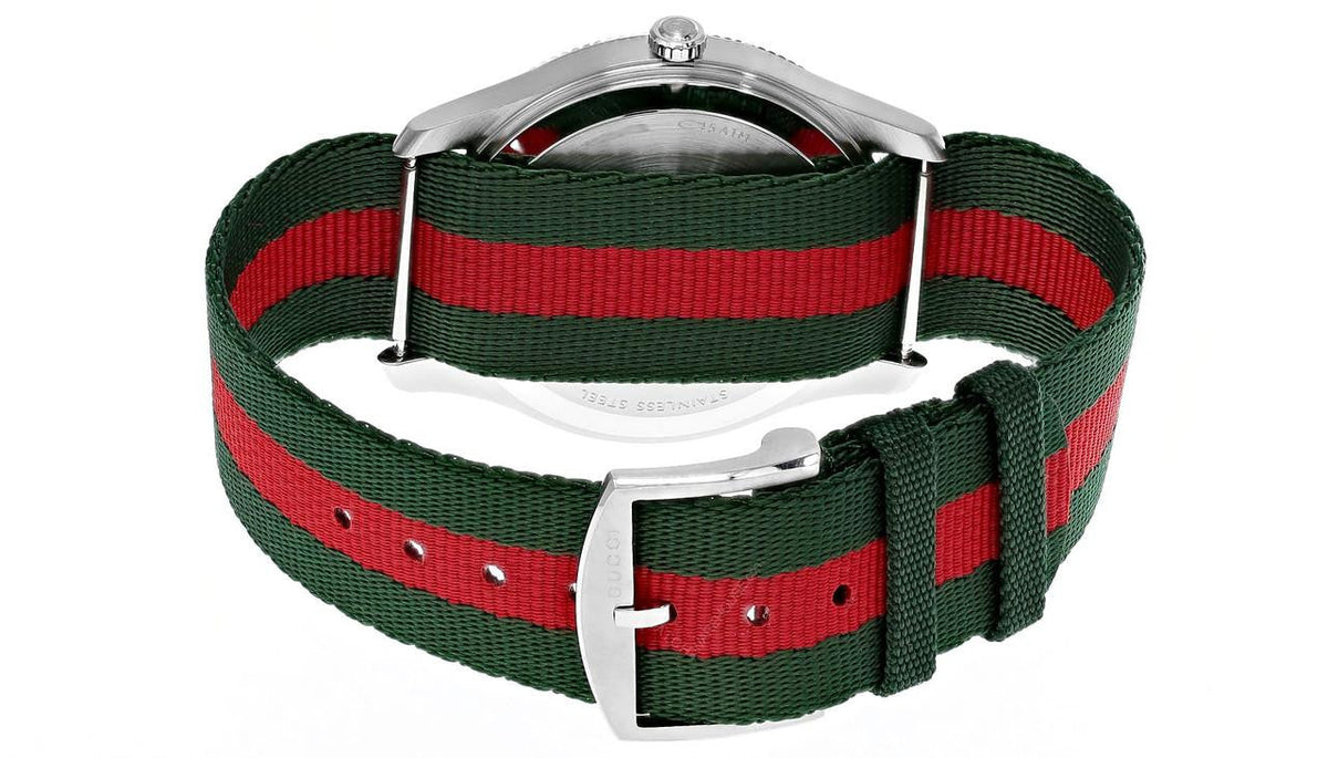 GUCCI G-Timeless quartz 38 mm – cadran argenté – montre homme