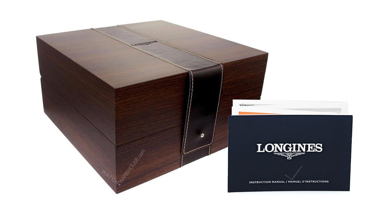 LONGINES Silver Arrow automatique 38,5 mm – bracelet cuir – montre homme