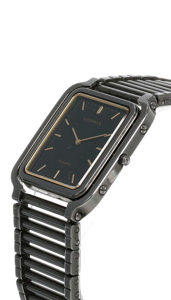 Seiko Lassale – cadran noir – montre homme