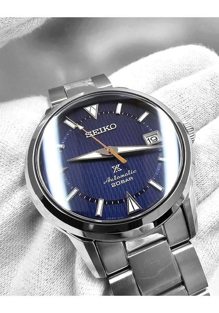 SEIKO Prospex Alpinist automatique 38 mm – cadran bleu – montre homme