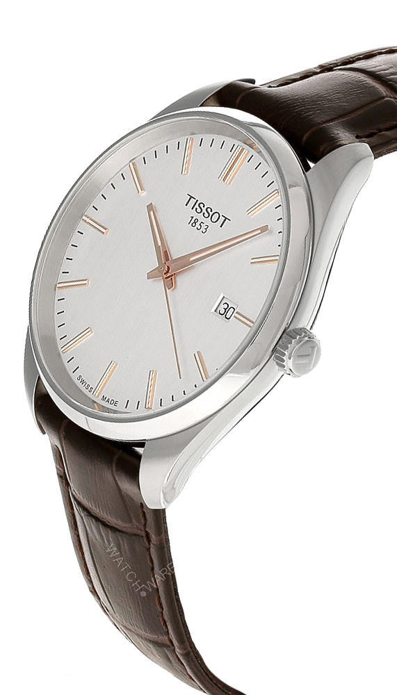 TISSOT PR 100 quartz 40 mm – cadran argenté – montre homme