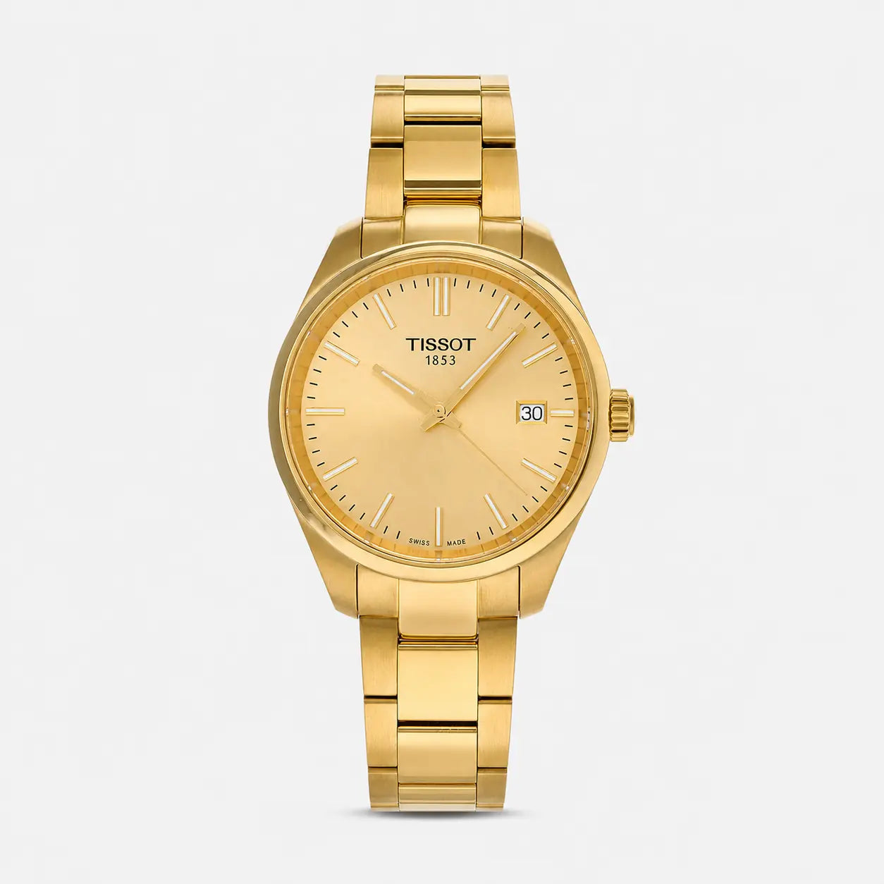 TISSOT PR 100 quartz 34 mm – cadran champagne – montre femme