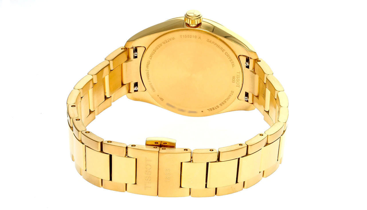 TISSOT PR 100 quartz 34 mm – cadran champagne – montre femme