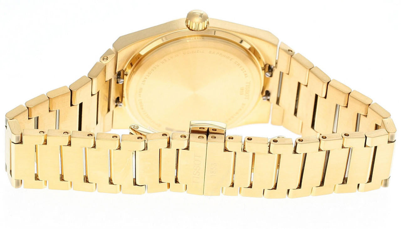 TISSOT PRX quartz 35 mm – cadran doré – montre unisexe