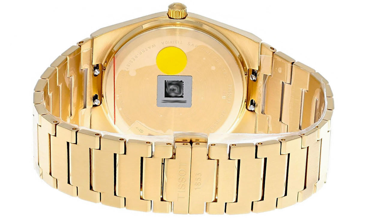 TISSOT PRX quartz 39,5 mm – cadran doré – montre homme