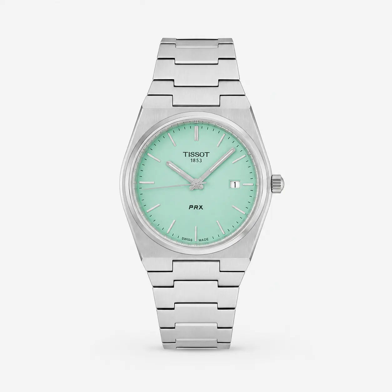 TISSOT PRX 40 mm – cadran vert clair – montre homme