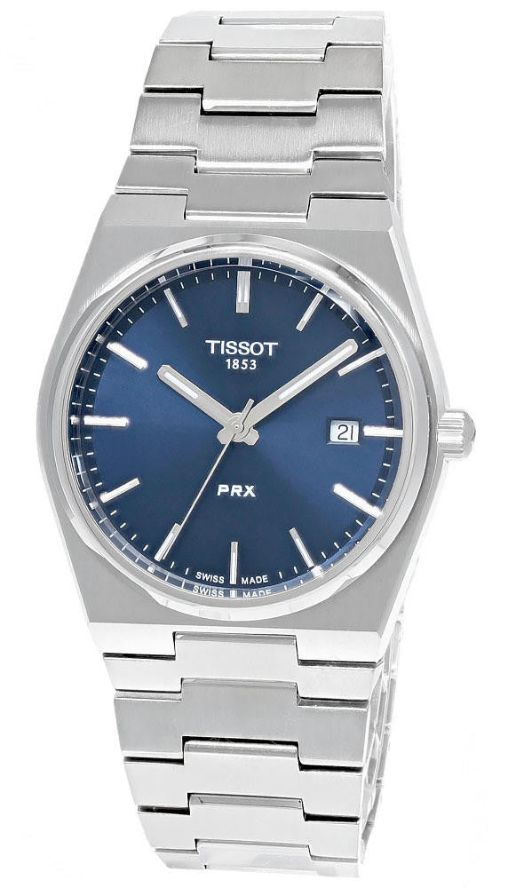 TISSOT PRX 40 mm – cadran bleu – montre homme