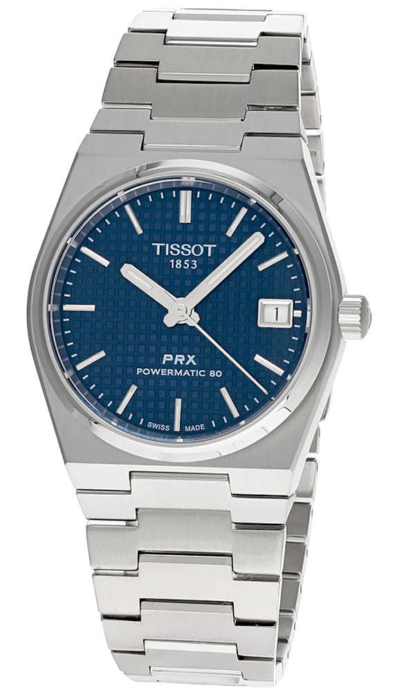 TISSOT PRX Powermatic 80 35 mm – cadran bleu – montre unisexe
