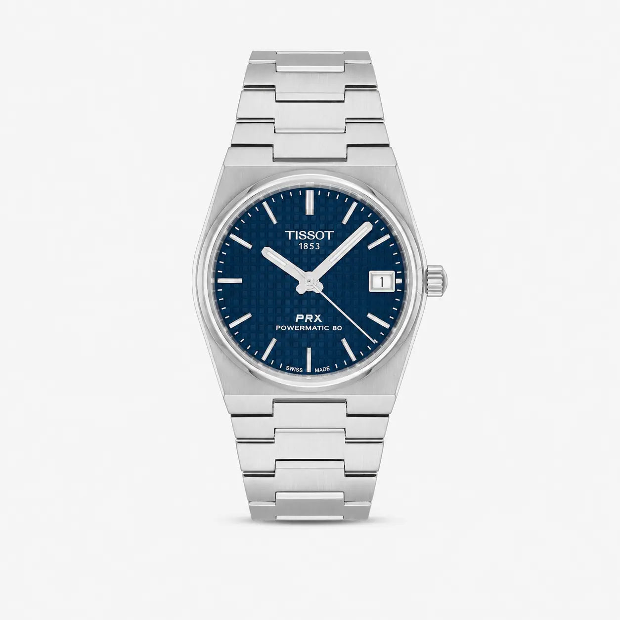 TISSOT PRX Powermatic 80 35 mm – cadran bleu – montre unisexe