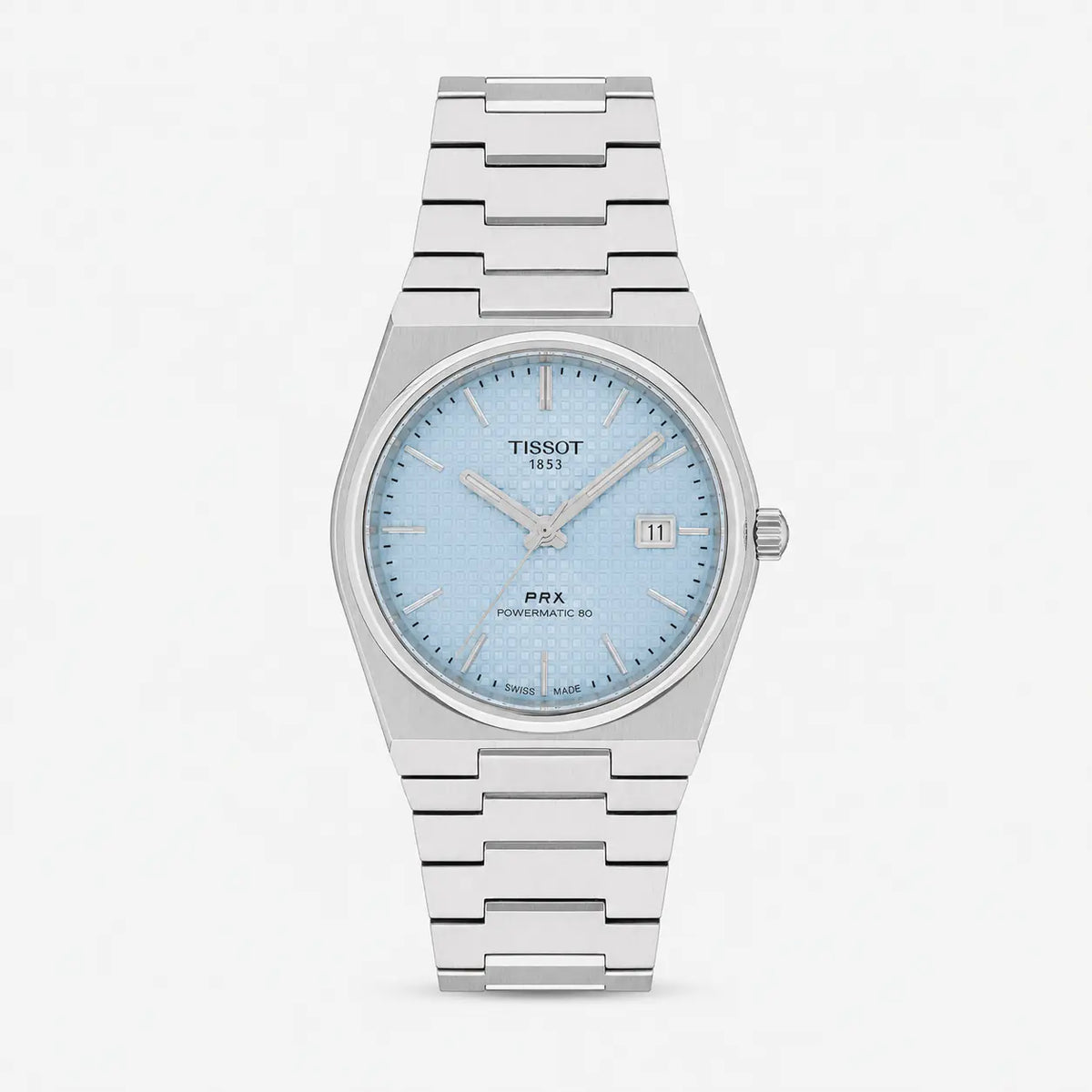 TISSOT PRX Powermatic 80 40 mm – cadran bleu glacier – montre homme