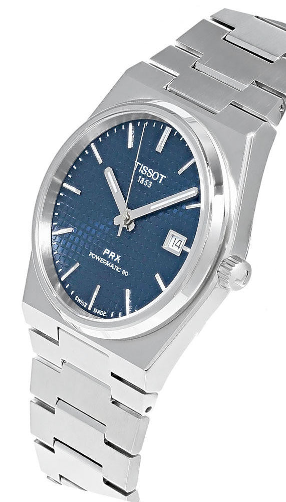 TISSOT PRX Powermatic 80 40 mm – cadran bleu – montre homme