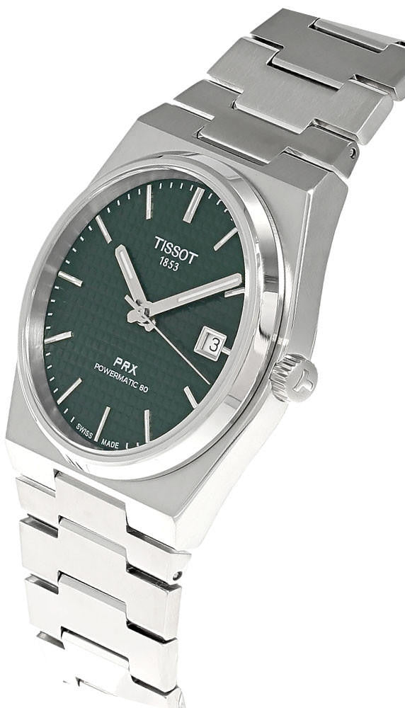 TISSOT PRX Powermatic 80 40 mm – cadran vert – montre homme