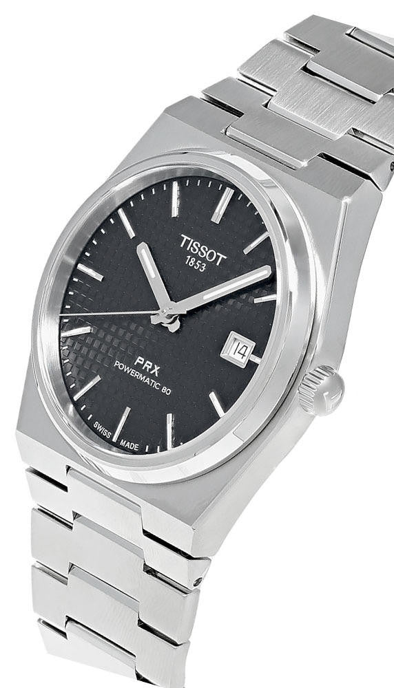 TISSOT PRX Powermatic 80 40 mm – cadran noir – montre homme