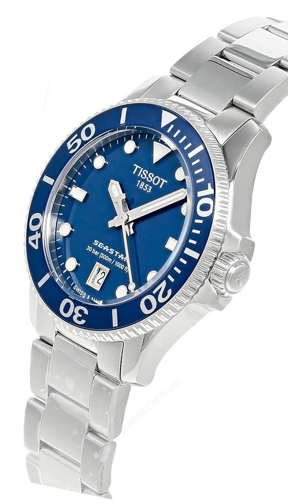 TISSOT SeaStar 1000 36 mm – cadran bleu – montre unisexe