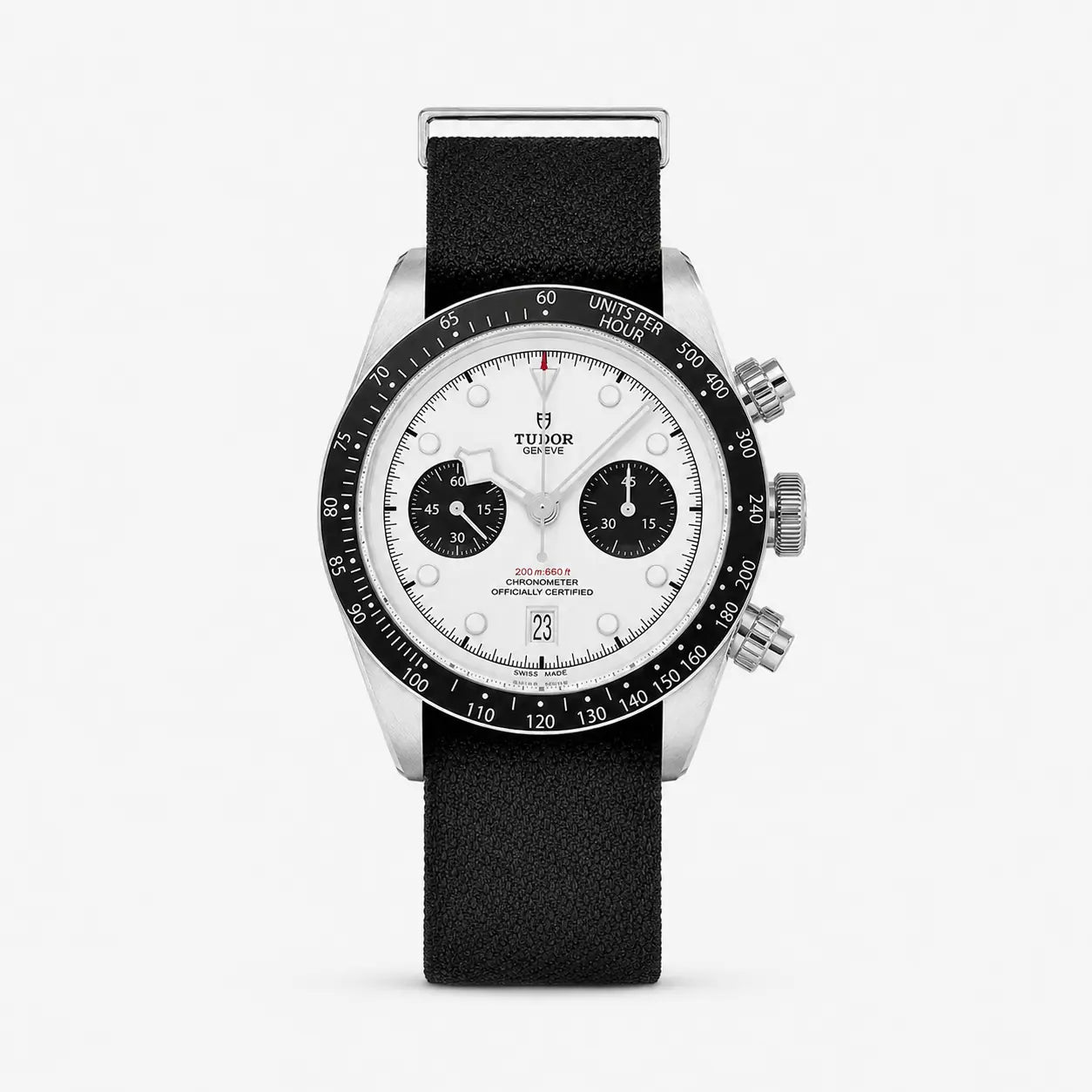 TUDOR Black Bay Chrono automatique 41 mm – bracelet textile – montre homme